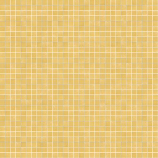 Blattmosaik aus Gelbgold, Mosaiksteine 1x1 cm, handgeschnitten, glatter Effekt 10.2 - Gold, Bisazza