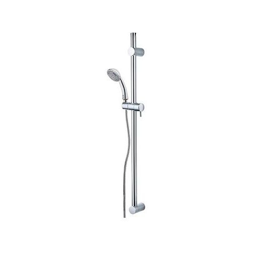 Bossini shower rail set with 80 cm wall bar and Mixa 3-spray hand shower