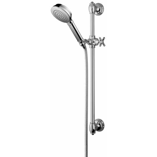 Brausestange im Vintage-Stil 60 cm, Handbrause rund 11 cm - Classic, Bossini