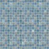 Brilliant grey/blue glass mosaic, tesserae 1.5x1.5 cm, OP 15.03 GL - Opera, Bisazza