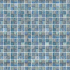 Brilliant grey/blue glass mosaic, tesserae 1.5x1.5 cm, OP 15.03 GL - Opera, Bisazza