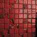 Brilliant red stone and glass mosaic 30x30 cm, for wall tiles - Escorial, Boxer