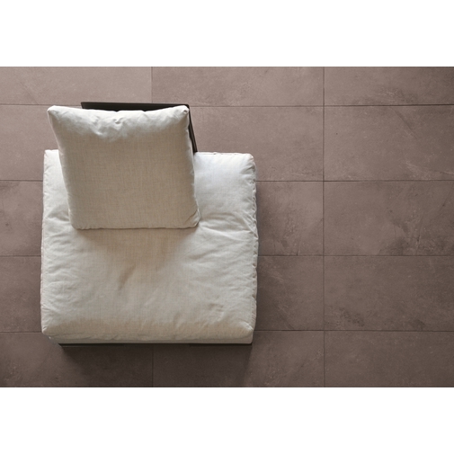 Brown stone effect porcelain stoneware tile, Cala Luna Lappato 30x30 cm - Stones of Sardinia, Casalgrande Padana
