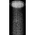 Built-in ceiling shower head, round 47 cm, exclusive design - Dream Oki, Bossini