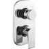 Built-in chromed shower mixer with 3 outlets diverter - Simple, Bugnatese