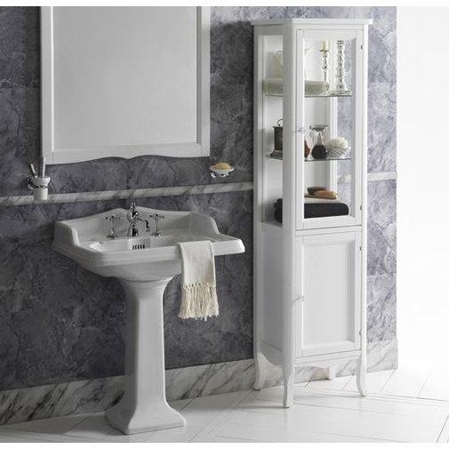 Cabinet with classic style white display cabinet - Arcade, Simas