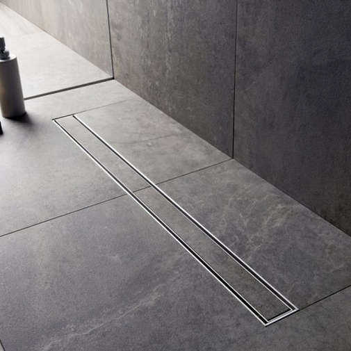 Canaletta doccia Tekness Basic Drain 70cm piastrellabile, con WPS
