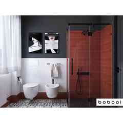 Carreau mural Cambridge Bordeaux 20x50 en pâte blanche – Cotto Petrus