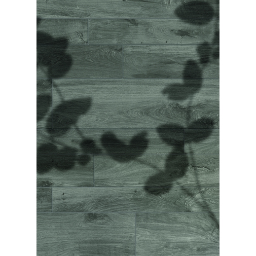 Carrelage effet bois vieilli rectifié couleur anthracite 15x120 cm - Tavolato, Casalgrande Padana