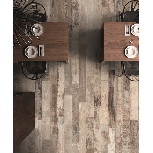 Carrelage en grès cérame effet bois, Desert 15x120 cm - Colorart, Sant'Agostino