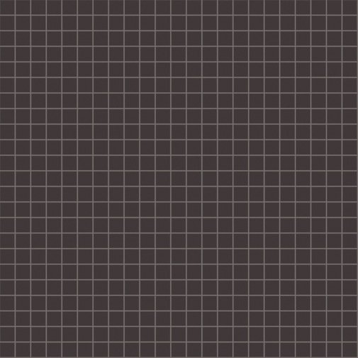 Carrelage mosaïque 12x12mm anthracite mat 12.07M - Opus romano, Bisazza