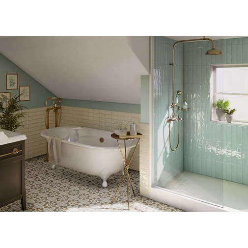 Carrelage mural brillant 7,5x15 Bulevar Jade par Mainzu