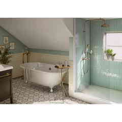 Carrelage mural brillant 7,5x15 Bulevar Jade par Mainzu