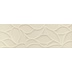 Carrelage mural décoré de paillettes florales, Beige, 33,3x100 cm - Comfort G, Dom Ceramiche