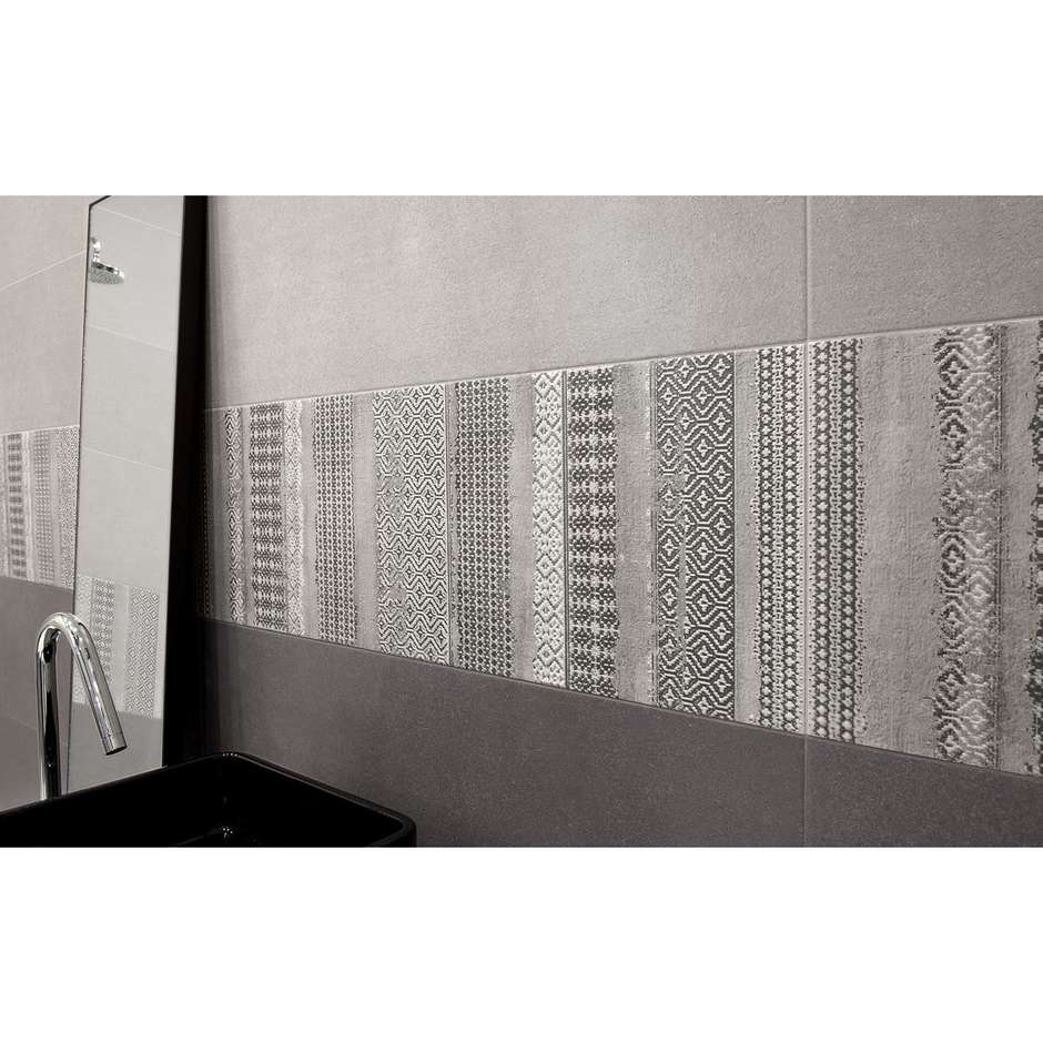 Carrelage mural effet béton, Gris, 25x60 cm - Concretus, Dom Ceramiche