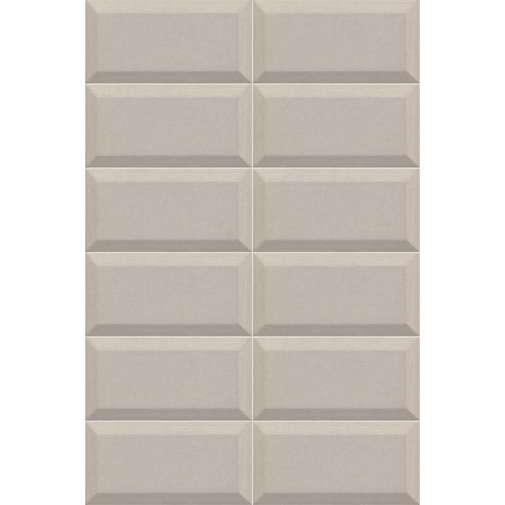 Carrelage mural effet losange brillant, Gris Plata 10x20 cm - Bissel, Mainzu