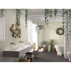 Carrelage mural effet losange brillant, Gris Plata 10x20 cm - Bissel, Mainzu