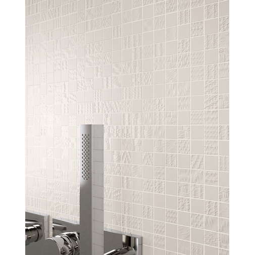 Carrelage mural en céramique effet papier peint en relief, Metromosaic 30x30 cm - Metrochic, Ceramica Sant'Agostino