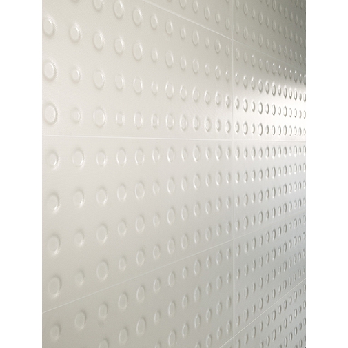 Carrelage mural en céramique relief géométrique, Metropaper 3D-03, 25x75 cm - Metrochic, Ceramica Sant'Agostino