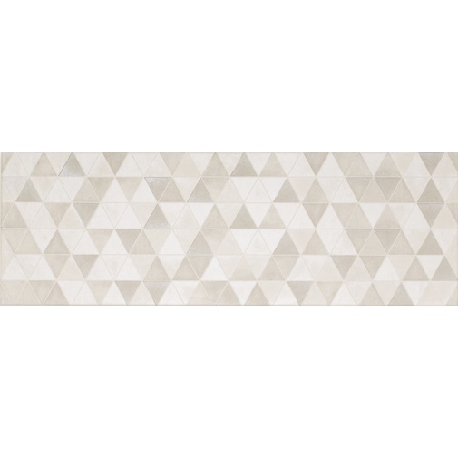 Carrelage mural à décor triangulaire, Grey Stars, 25x75 cm - Desert, Dom Ceramiche