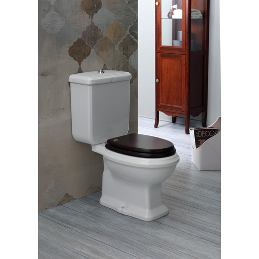 Cassette for White Monobloc WC - Arcade, Simas Ceramics
