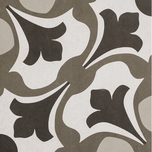 Cement-effect stoneware, beige decoration 25x25 Rug - Comfort C, Dom Ceramiche