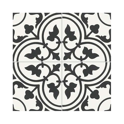 Cementina gres porcellanato eff cementina  seconda scelta, nero 1, 20x20 cm - Reverie, Unicom Starker