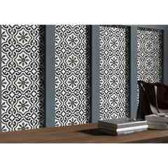 Cementine-effect decorated porcelain stoneware, Gray Black 3, 20x20 cm - Reverie, Unicom Starker