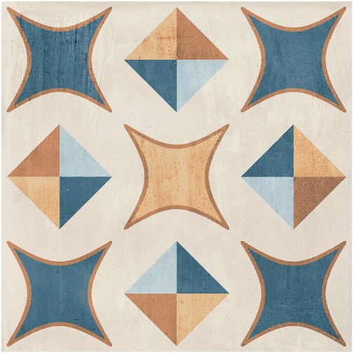 Cementine effect porcelain stoneware 20x20 cm - Patchwork Colors 04, Ceramica Sant'Agostino