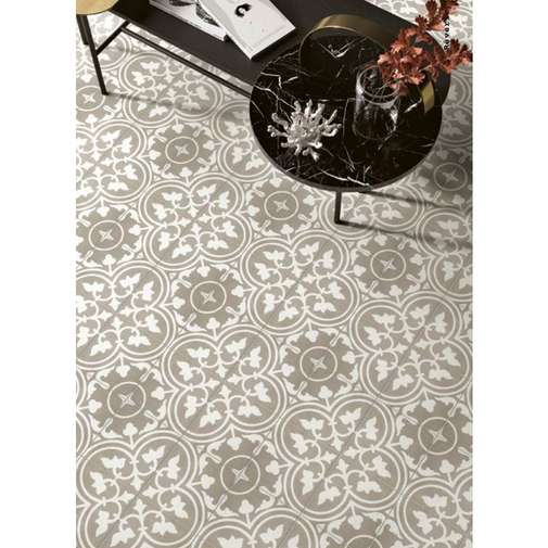 Cementine gres porcellanato decorato di seconda scelta, beige 11, 20x20 cm - Reverie, Unicom Starker