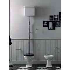 Ceramic high-level cistern with lid for Londra LO901 and LO911 toilets - Simas