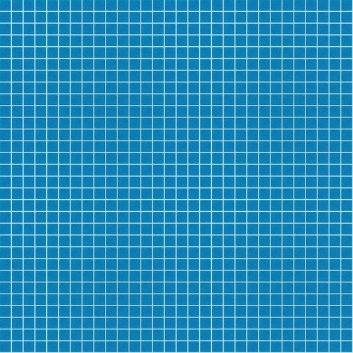 Cerulean Glasmikromosaik 10.61, mit Einbausatz - Vetricolor 10, Bisazza