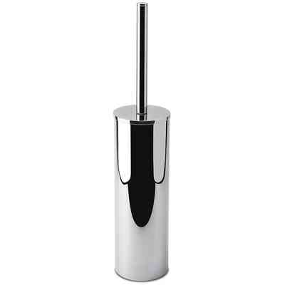 Chrome free standing or wall mounted toilet brush holder - Basic, Colombo Design
