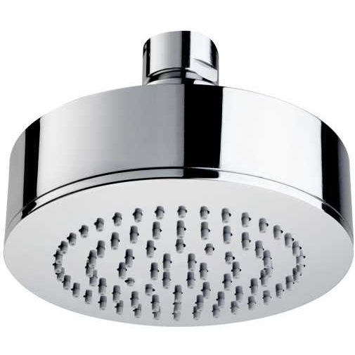 Chrome shower head diameter 10 cm, with anti-limescale, universal connection - Kira, Bossini