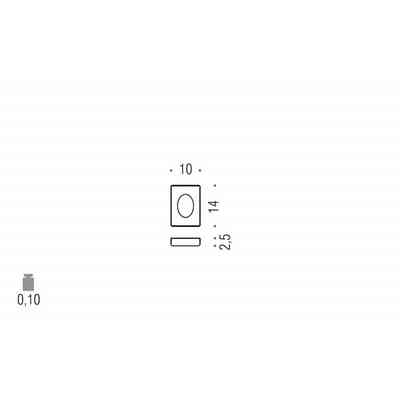 Chrome wall mounted toilet bag holder - Colombo Design