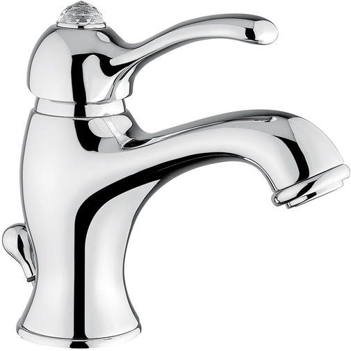 Chromed basin mixer with Swarovski crystals - Lem, Rubinetteria Bugnatese