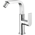 Chromed bidet mixer with modern style high swivel spout - Simple, Rubinetteria Bugnatese