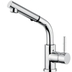 Chromed kitchen sink mixer with pull-out spray - Kobuk, Bugnatese