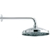 Chromed shower head diam. 23 cm with anti-limestone and 30 cm wall arm - Retro, Bossini