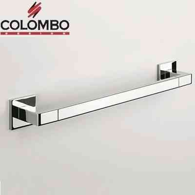 Chromed squared wall towel holder 56 cm - Basic Q, Colombo Design