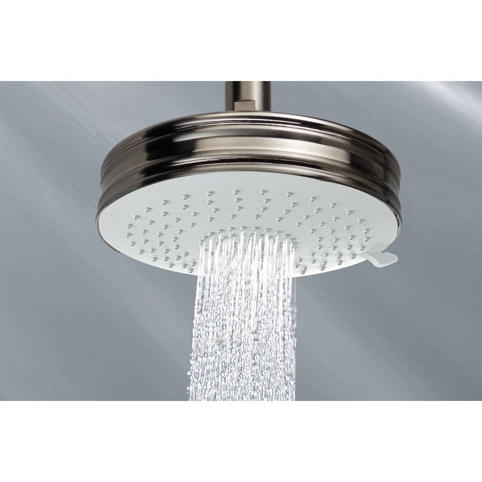 Classic 3 jets shower head, round 14 cm, wall arm, antiqued brass - Liberty, Bossini