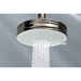 Classic 3 jets shower head, round 14 cm, wall arm, brushed nickel - Liberty, Bossini