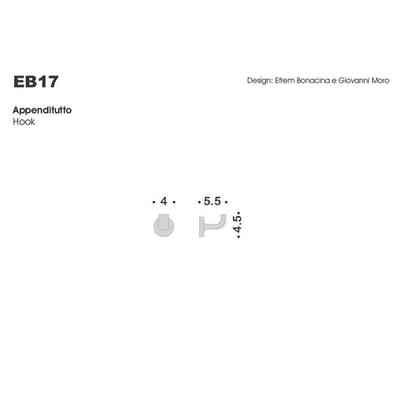 Classic chromed coat hanger - Nordic, Colombo Design