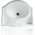 Classic design suspended washbasin in white ceramic 59 cm - Arcade, Simas