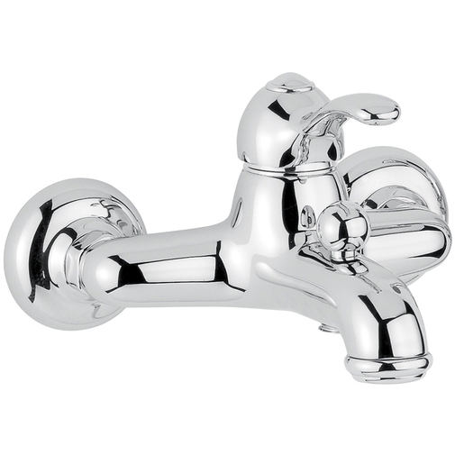 Classic style chromed external bath mixer - Lem, Rubinetteria Bugnatese