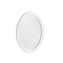 Classic style oval mirror in glossy white wood - Lante, Simas