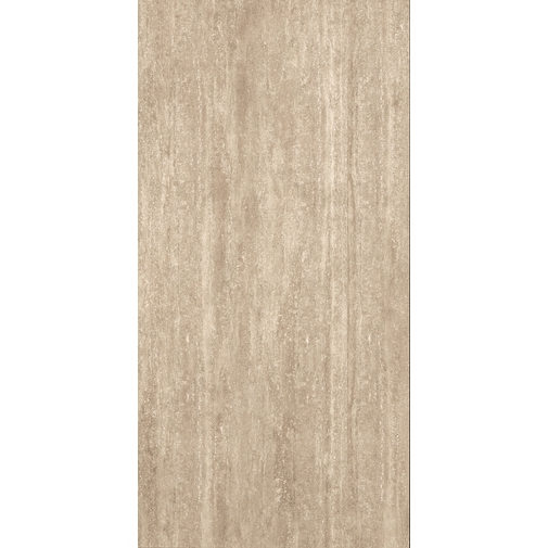 Classic style porcelain stoneware rectified marble effect Roman Travertine color 9.8x59 cm - Marmoker, Casalgrande Padana