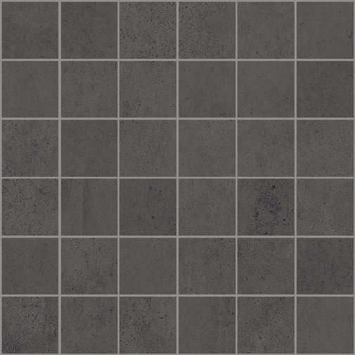 Clay-effect porcelain stoneware, Mosaico Night 30x30 cm - Ritual, Ceramica Sant'Agostino