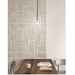 Clay effect tile, with contemporary decorations, Tribal 20x20 cm - Ritual, Ceramica Sant'Agostino