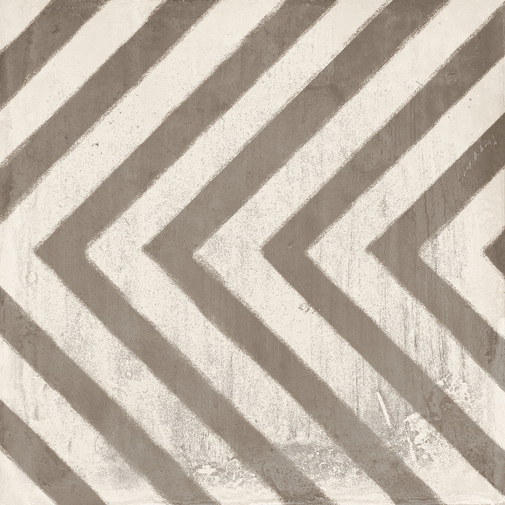 Clay effect tile, with contemporary decorations, Tribal 20x20 cm - Ritual, Ceramica Sant'Agostino